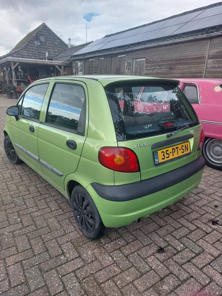 Daewoo Matiz 1.0 2004 Groen, Auto's, Voorwielaandrijving, 15 km/l, 64 pk, 771 kg
