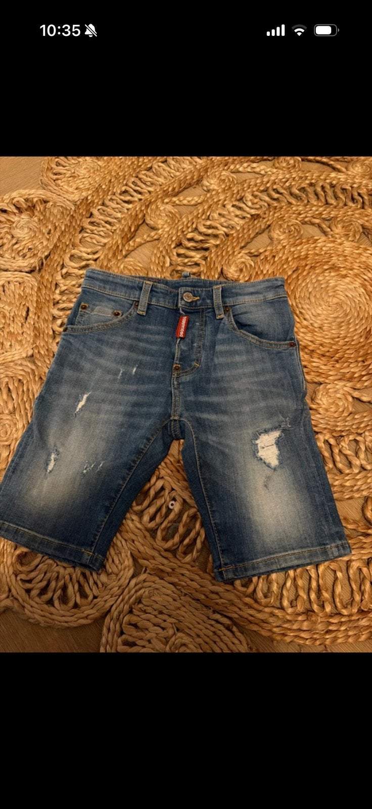 Dsquared2 dsq2 korte broek 140, Ophalen of Verzenden, Zo goed als nieuw, Jongen, Broek