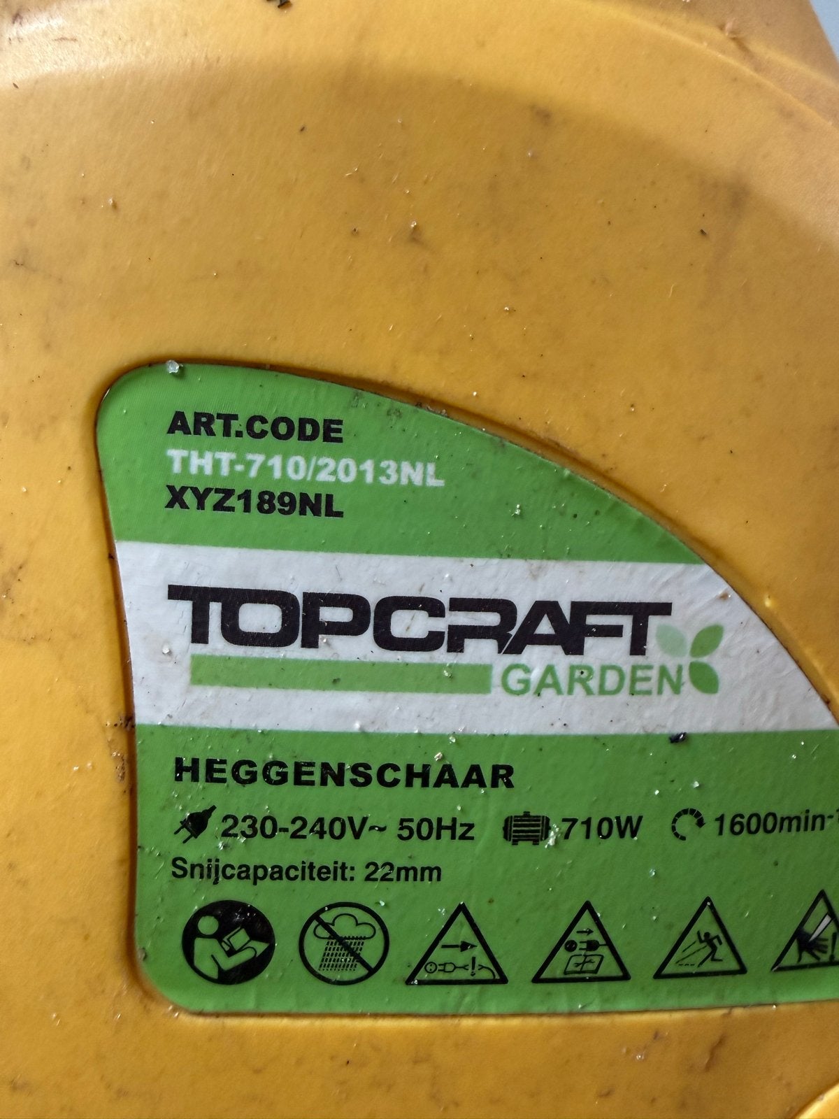 Topcraft Heggenschaar THT-710/2013NL - Elektrisch, Ophalen, Gebruikt, Elektrisch