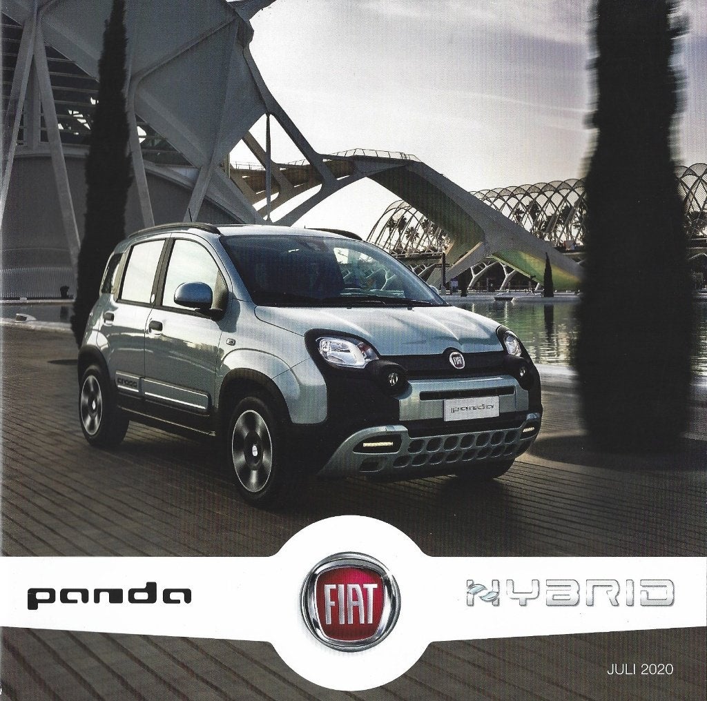 Brochure Fiat Panda en Panda Hybrid Juli 2020, Ophalen of Verzenden, Gelezen, Overige merken