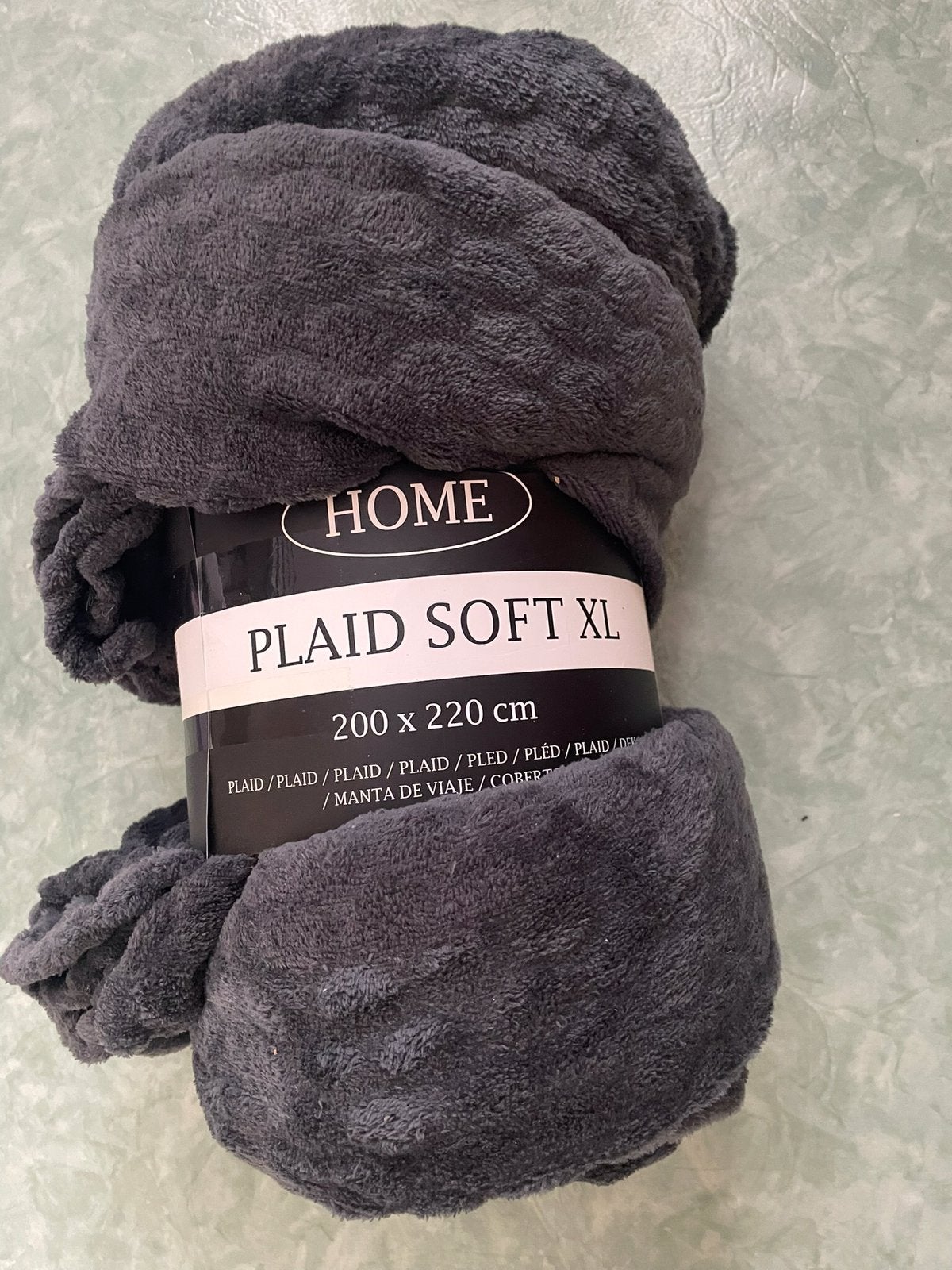 Zacht bruin plaid, Ophalen, Nieuw, Bruin