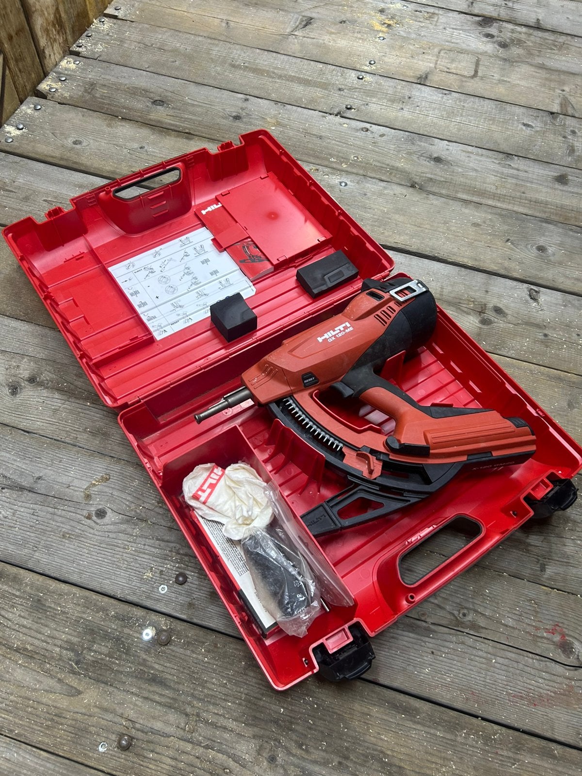 Schiethamer gas Hilti GX 120-ME, Ophalen, Zo goed als nieuw