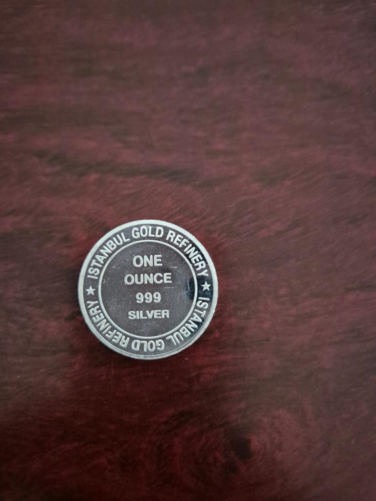 0.999 zilver ounce round IGR Istanbul, Postzegels en Munten, Edelmetalen en Baren, Ophalen of Verzenden, Zilver