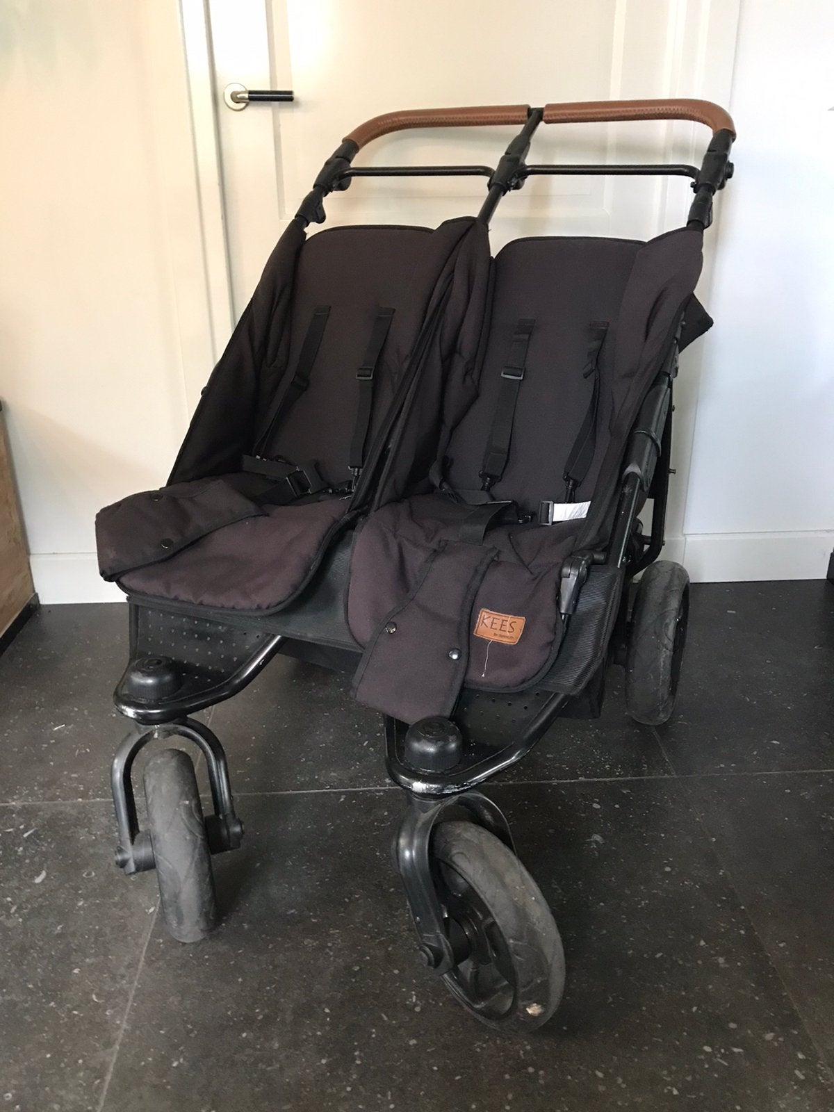 Duo kinderwagen Kees Incl reiswieg, Gebruikt, Duowagen, Combiwagen, Ophalen