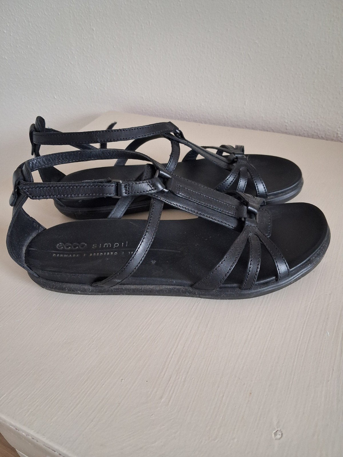 Ecco sandalen, Ecco, Zwart, Zo goed als nieuw, Sandalen of Muiltjes