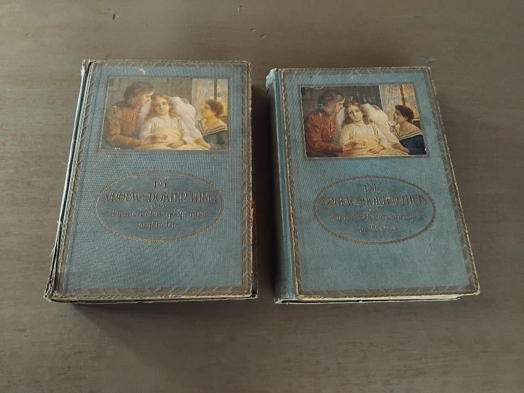 1910 DE VROUW ALS DOKTER THUIS 2DLG BOEKEN/JENNY SPRINGER, Boeken, Dr.Jenny springer pract.arts, Nederland, Ophalen, Gelezen