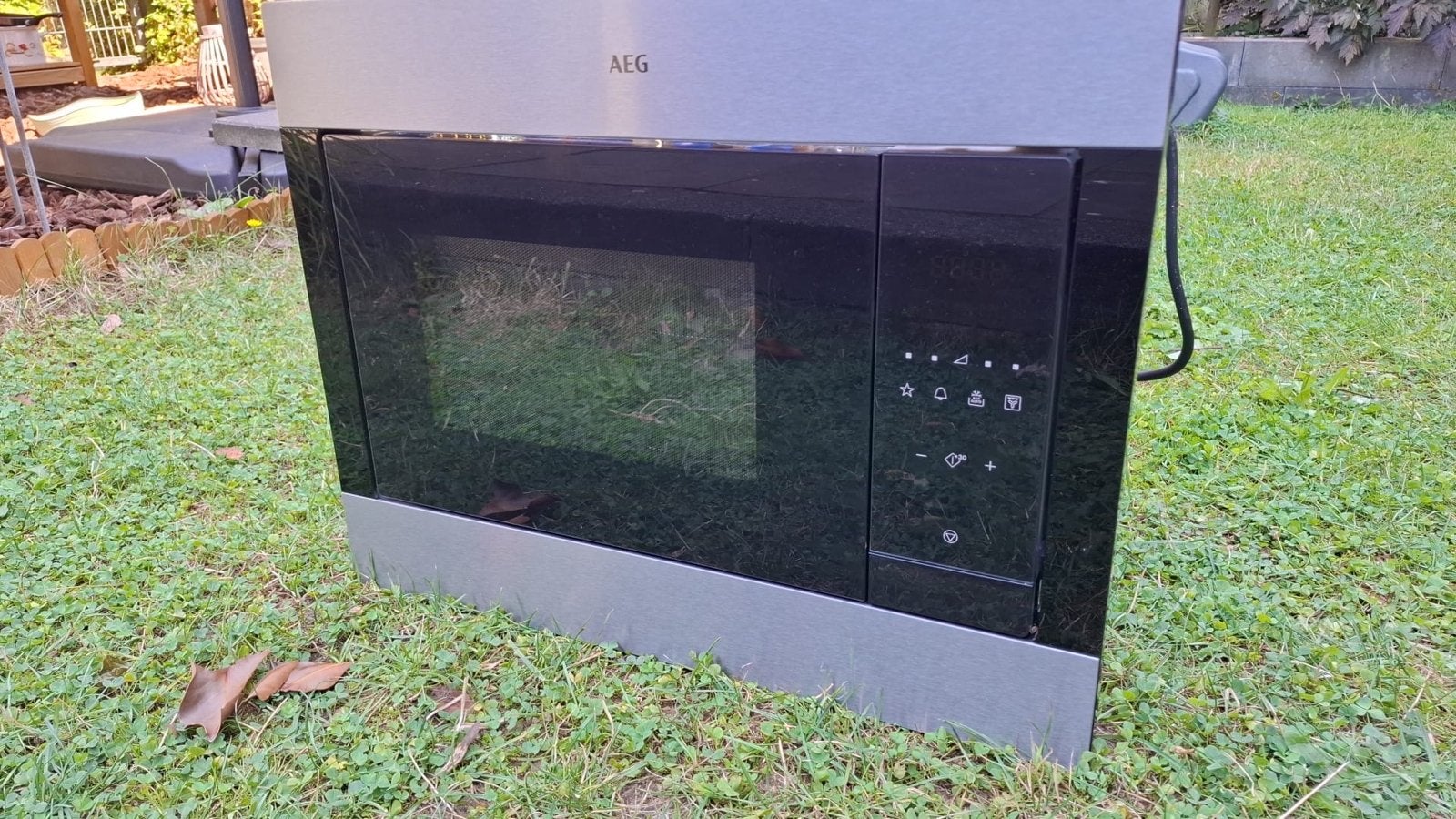 AEG Inbouw Combimagnetron - Zo goed als nieuw, Ophalen, Combimagnetron, 60 cm of meer, Grill