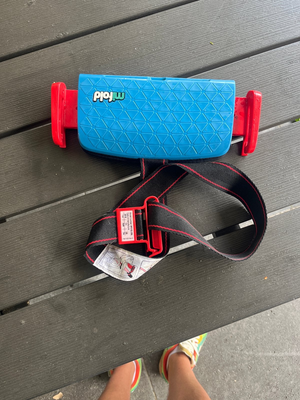 Mifold opvouwbare kinderzitverhoger, 15 t/m 36 kg, Ophalen, Overige merken, Gebruikt
