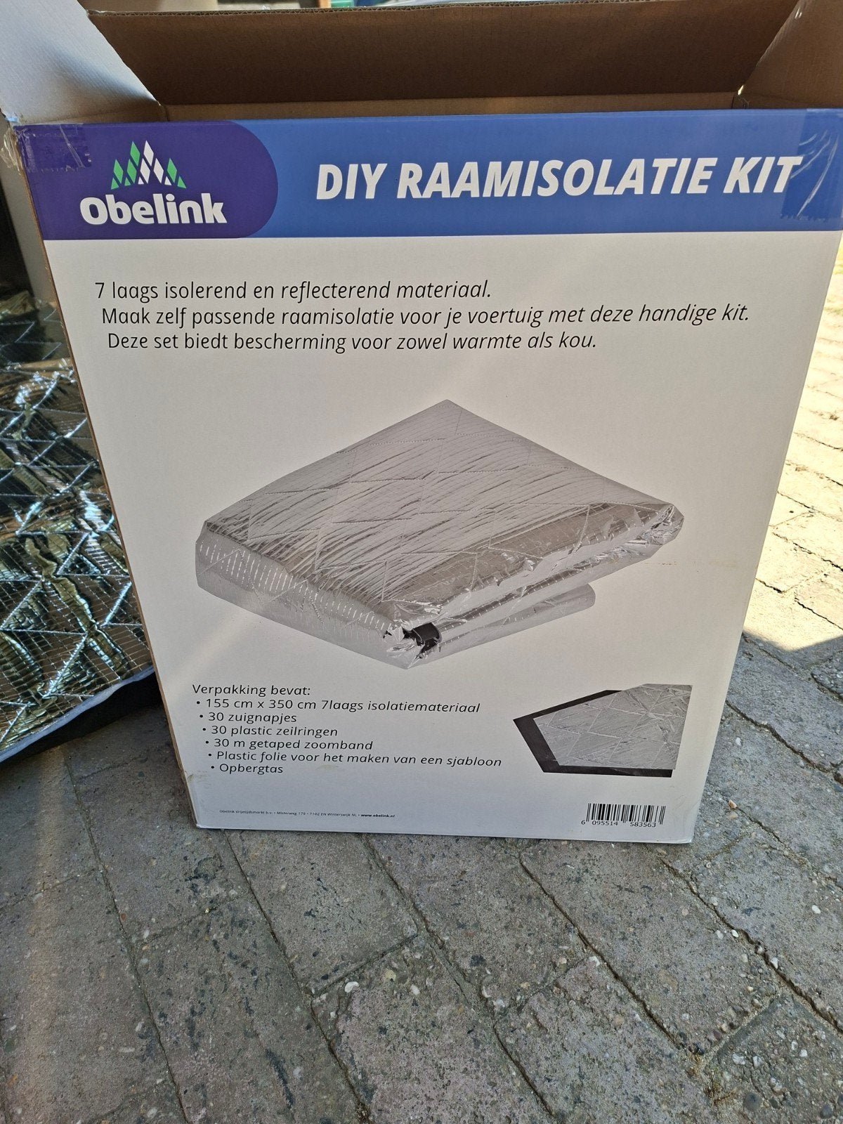 Obelink DIY Raamisolatie Kit - 150 x 200 cm, Caravans en Kamperen, Ophalen, Zo goed als nieuw