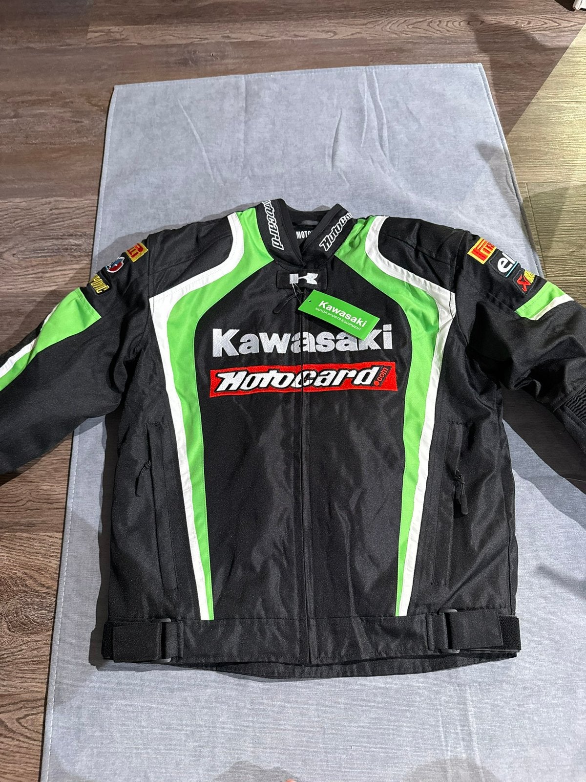 Kawasaki Classic Motorjas (Maat M) Vintage 4 Seasons, Motoren, Kleding | Motorkleding, Ophalen of Verzenden, Nieuw zonder kaartje