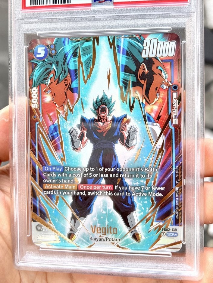 PSA 10 Vegito fb02-139, Ophalen of Verzenden, Zo goed als nieuw