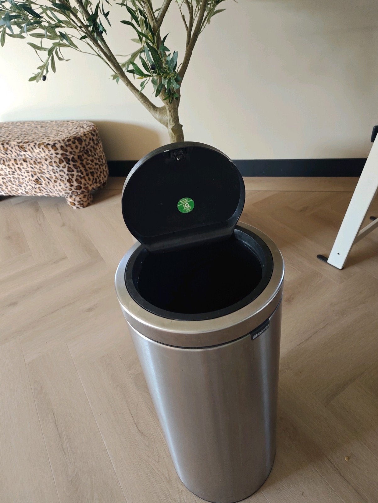 Brabantia prullenbak rvs, Huis en Inrichting, Ophalen of Verzenden, Rvs