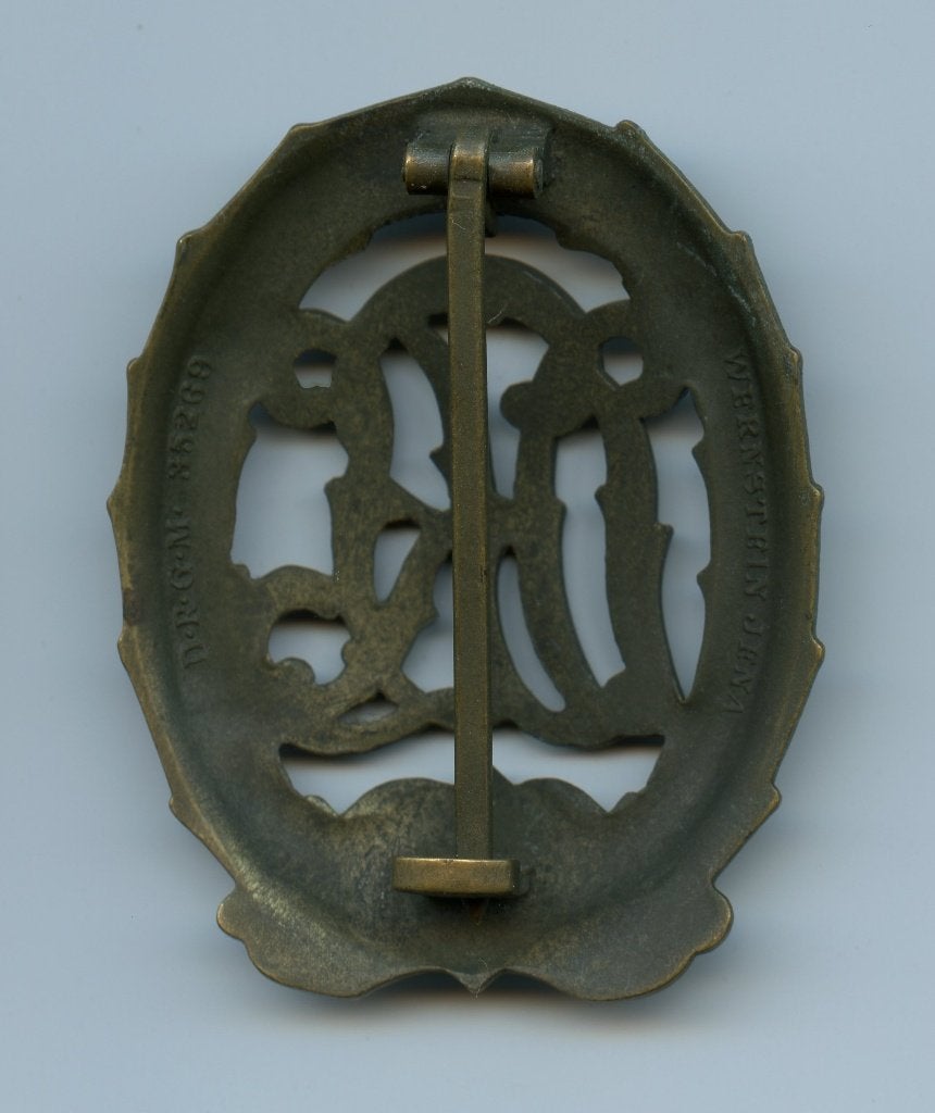 Bronze DRL Sport Badge (Wernstein), Verzenden, Landmacht, Duitsland, Lintje, Medaille of Wings