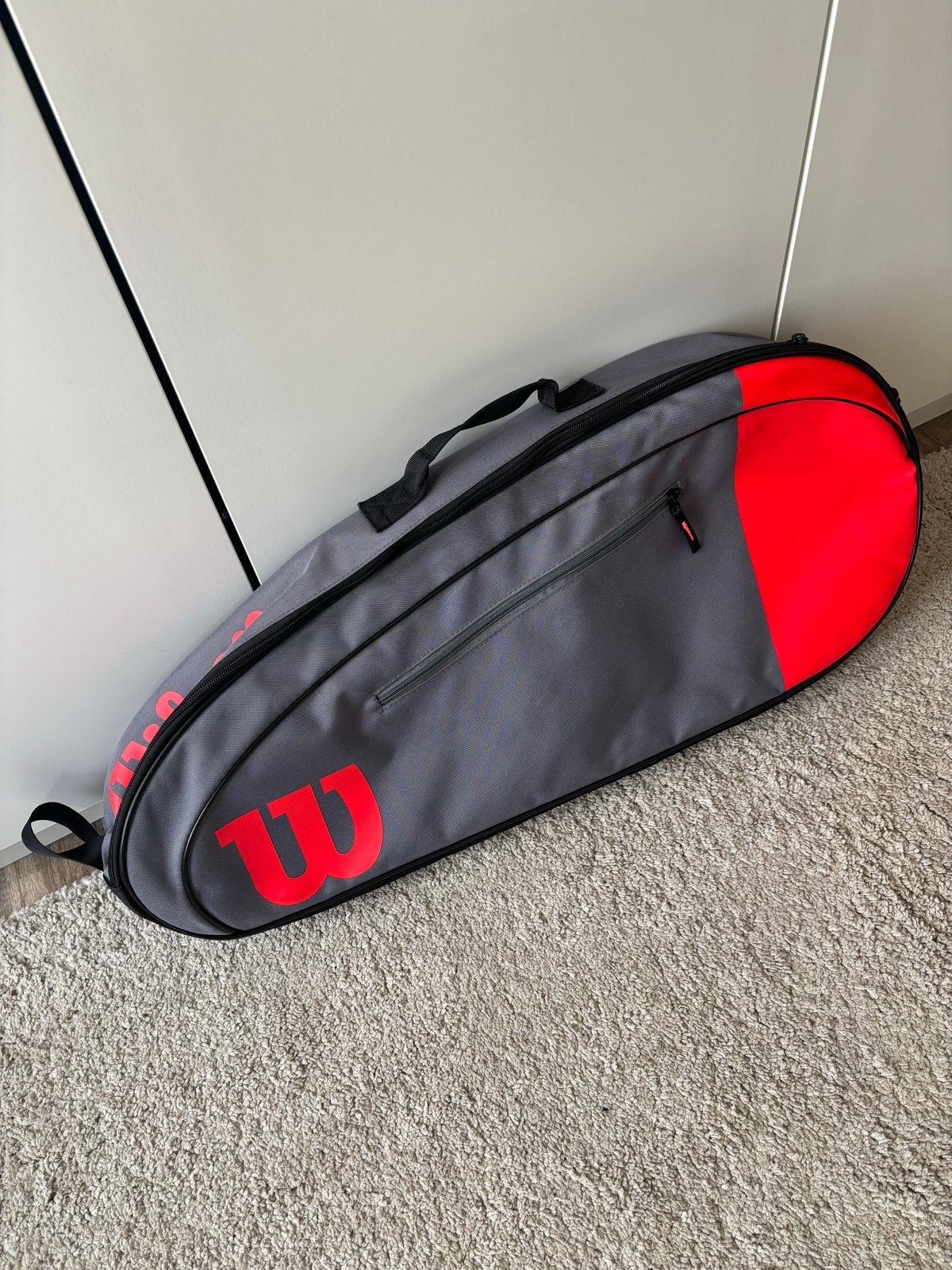 Wilson Tennistas - Grijs/Rood, Ophalen of Verzenden, Zo goed als nieuw, Tas, Wilson