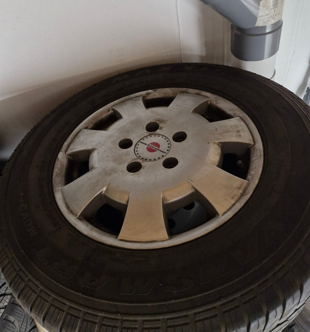 Alu velgen 15 inch met zgan camperbanden voor Fiat Duca, Auto-onderdelen, 15 inch, Banden en Velgen, Ophalen of Verzenden, All Season