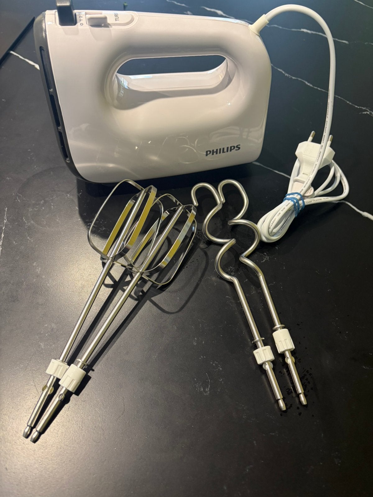 Philips HR3740 handmixer set, Minder dan 1 liter, Ophalen, Gebruikt, 3 snelheden of meer