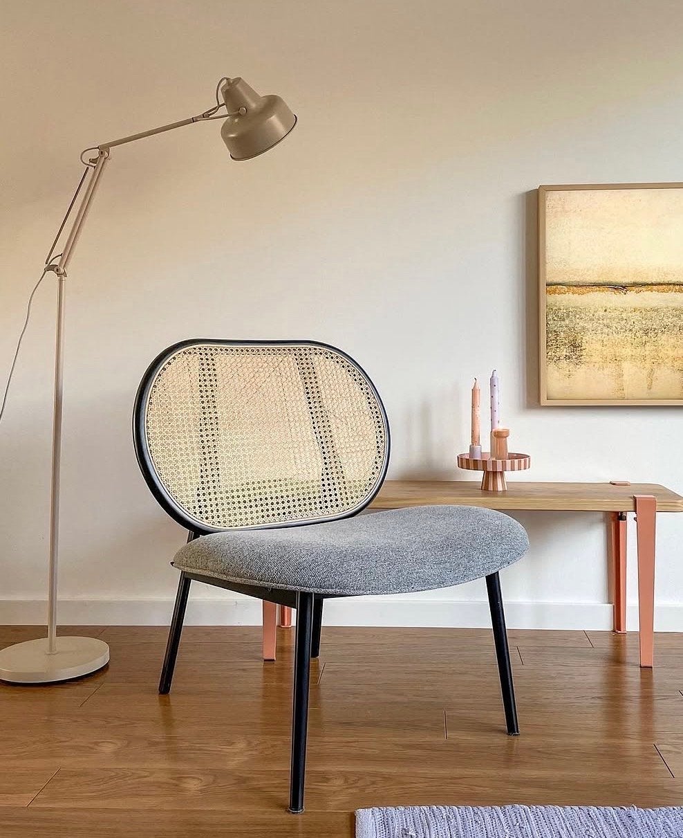 Zuiver fauteuil Spike, Minder dan 75 cm, Riet of Rotan, Ophalen of Verzenden, Zo goed als nieuw