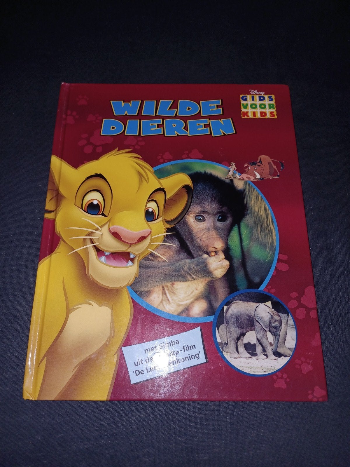 Disney Gids voor Kids: Wilde Dieren met Simba, Ophalen of Verzenden, Zo goed als nieuw, Disney, Non-fictie