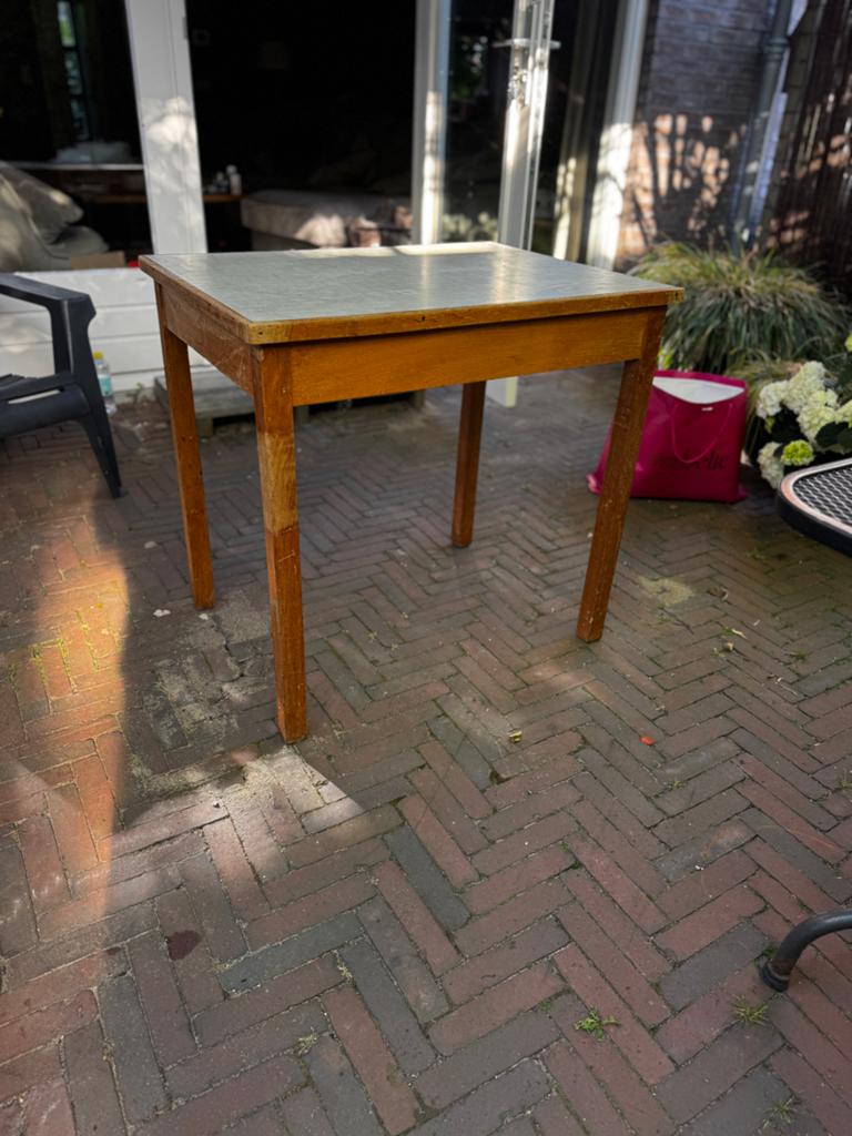 T.e.a.b. Vintage jaren '60 keukentafel, Ophalen