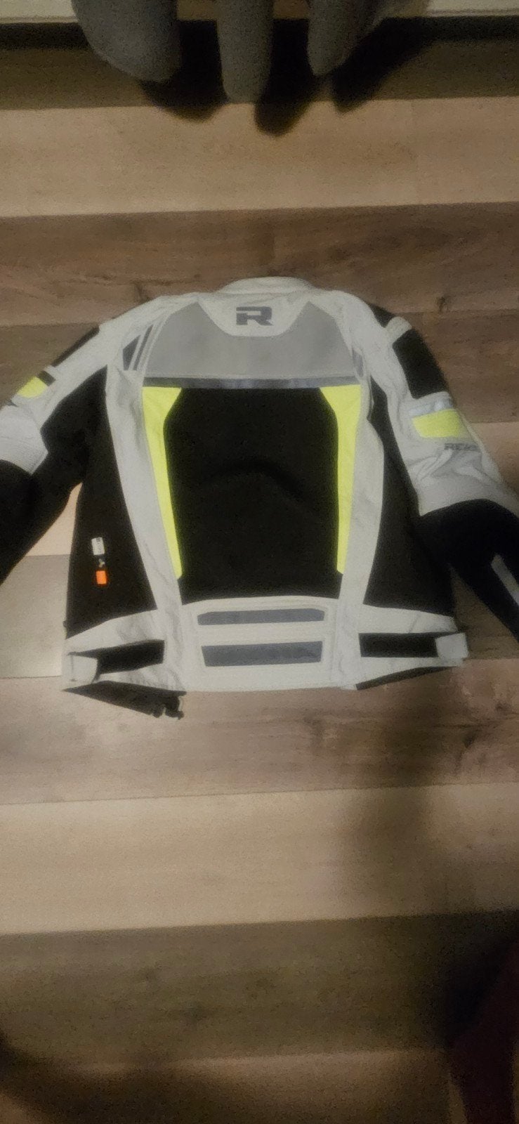 Richa textiel motorpak (jas en broek) - Grijs/Zwart/Geel, Motoren, Ophalen of Verzenden, Richa, Tweedehands, Heren