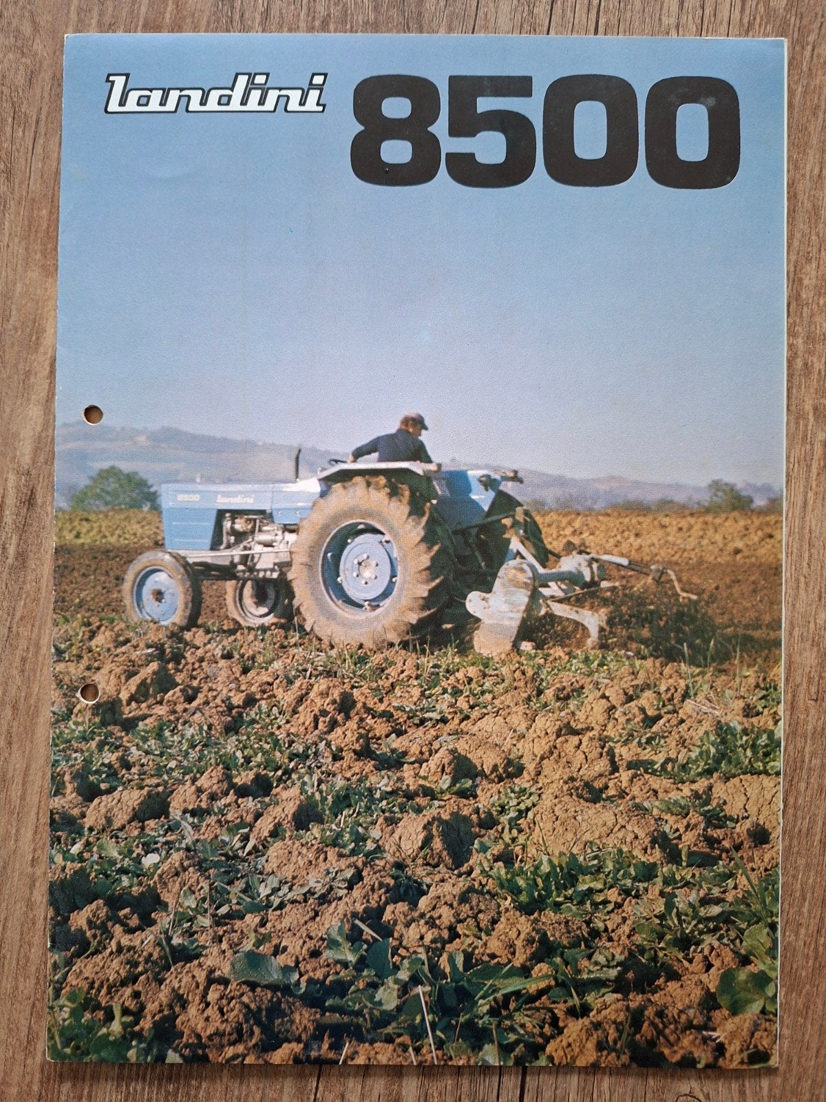 Folder Landini 8500 Nederlandstalig, Ophalen of Verzenden, Gelezen, Tractor en Landbouw
