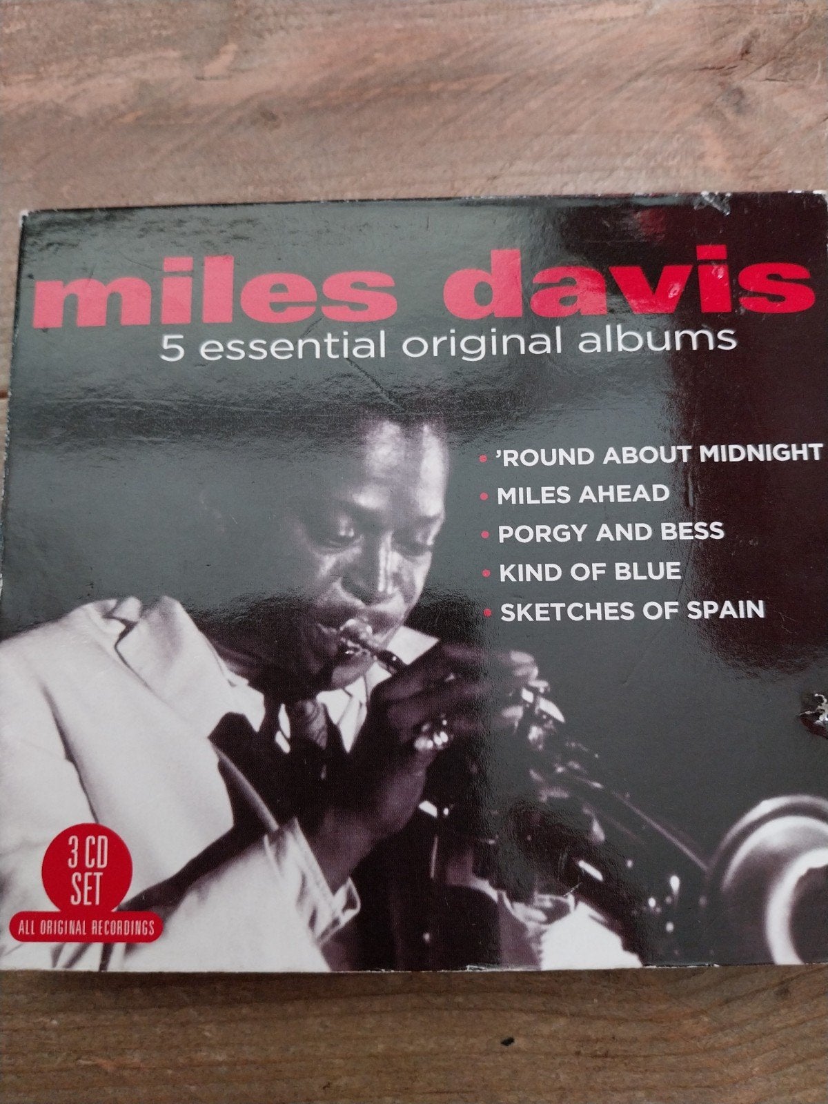 Miles Davis - 5 Essential Original Albums (3 CD Set), Inclusief doosje, Gebruikt, Boxset, Verzenden