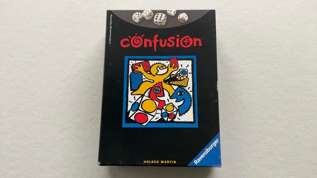 Confusion het kaart -dobbelreactiespel, Vijf spelers of meer, Ophalen of Verzenden, Zo goed als nieuw