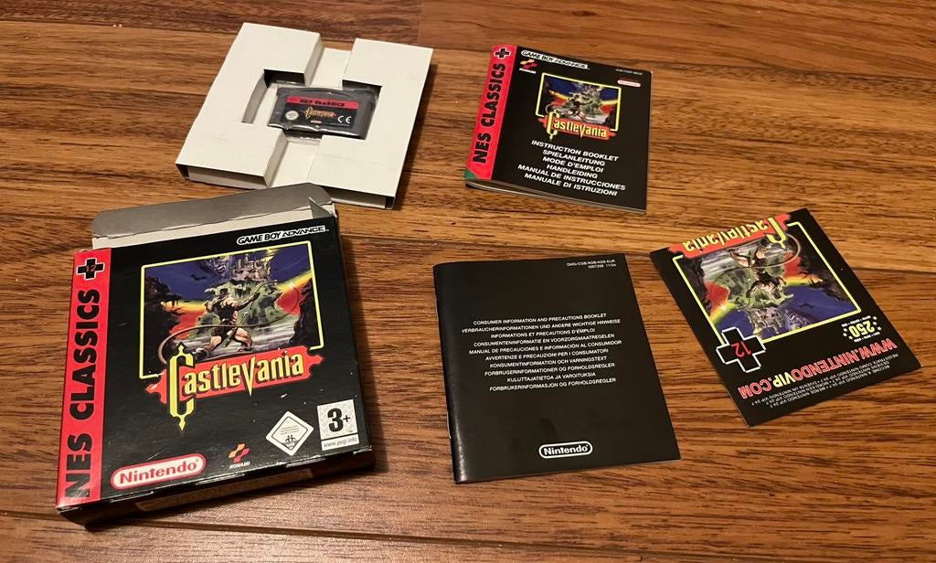 Gameboy Advance Castlevania NES classics, Spelcomputers en Games, Games | Nintendo Game Boy, Ophalen of Verzenden