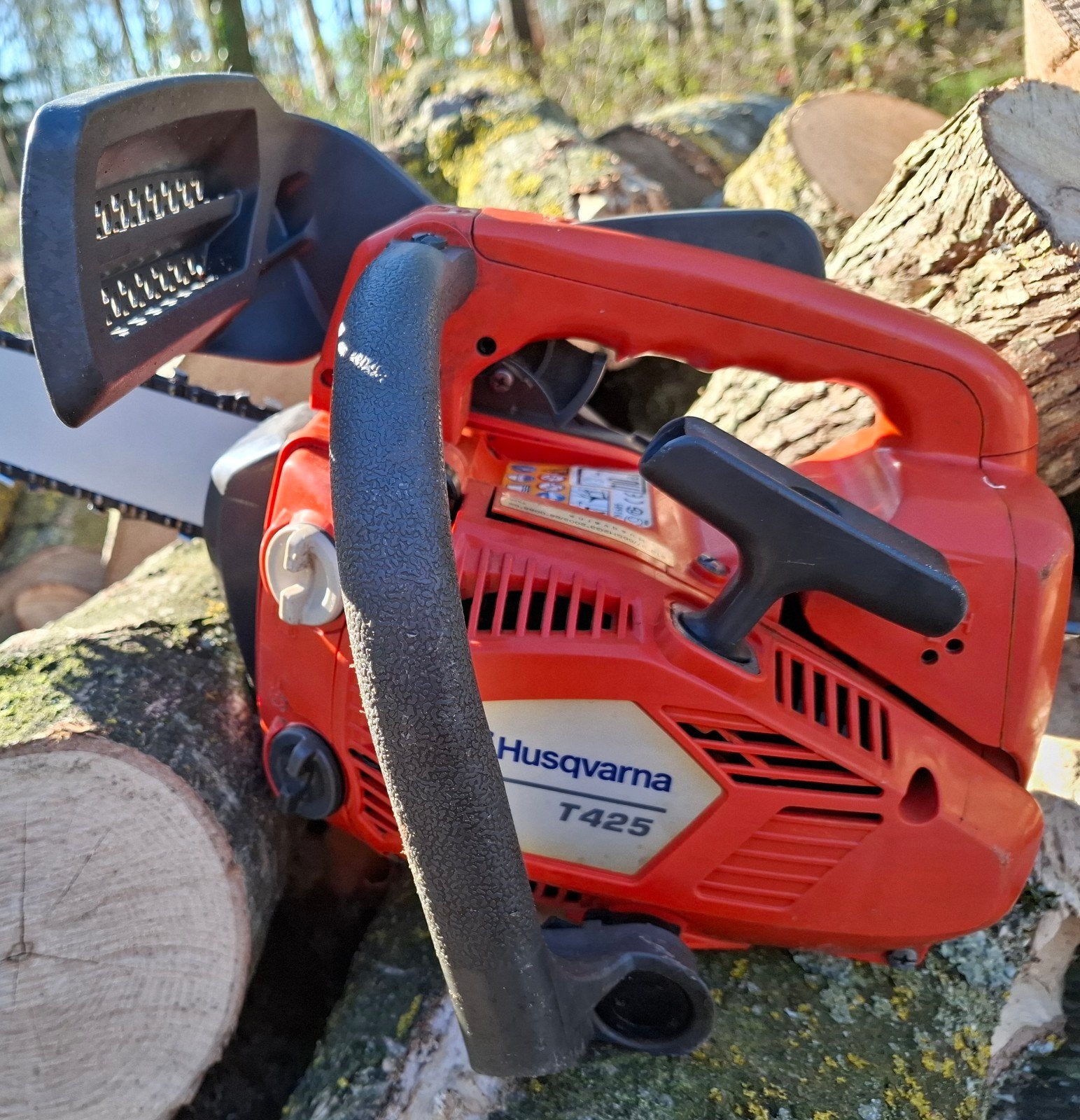 Husqvarna T425 tophandle in topstaat. Lichtgewicht & netjes, Tuin en Terras, Hand-tuingereedschap, Ophalen of Verzenden, Zo goed als nieuw