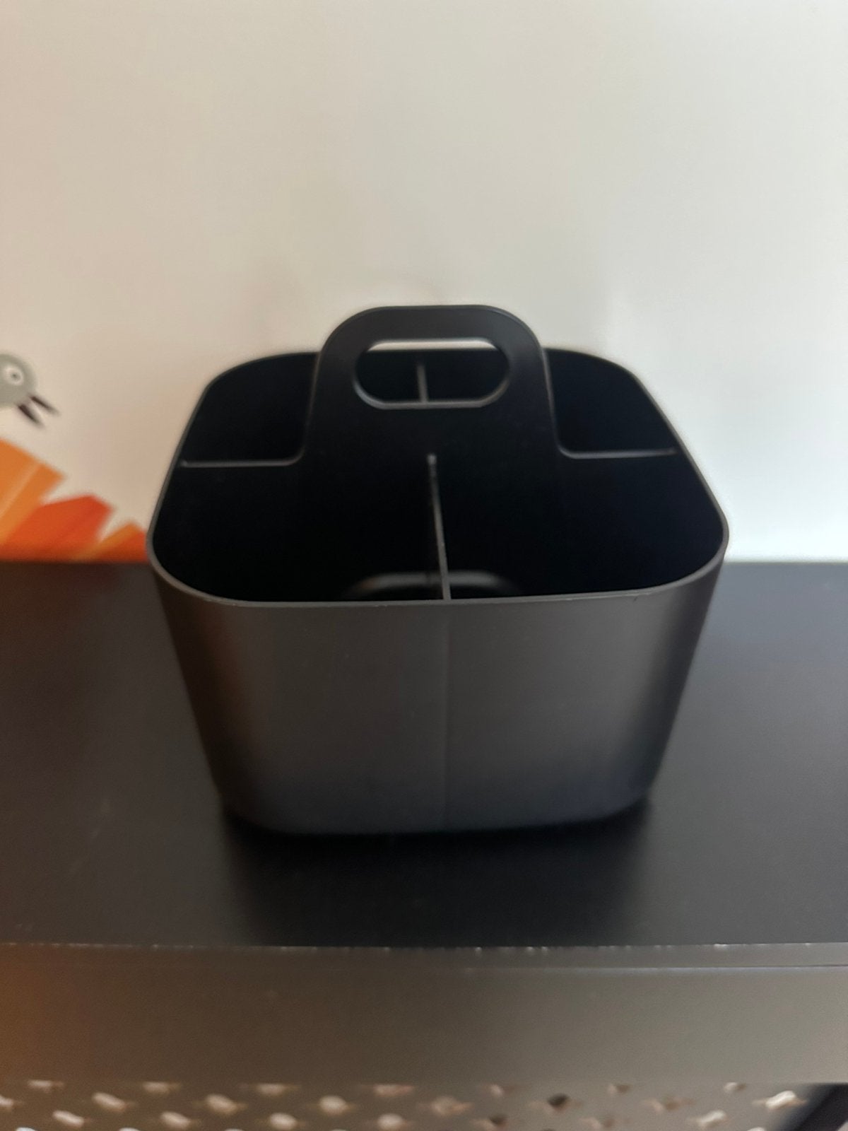 Hema Bureau organizer pennenbak zwart 4 vaks vakken desk, Ophalen of Verzenden, Zo goed als nieuw