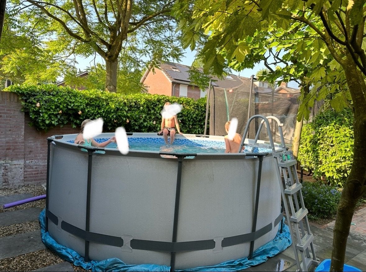 Bestway steel pro max 366 zwembad intex zandfilter pomp 6m3, Ophalen, Rond, 300 cm of meer, Zo goed als nieuw