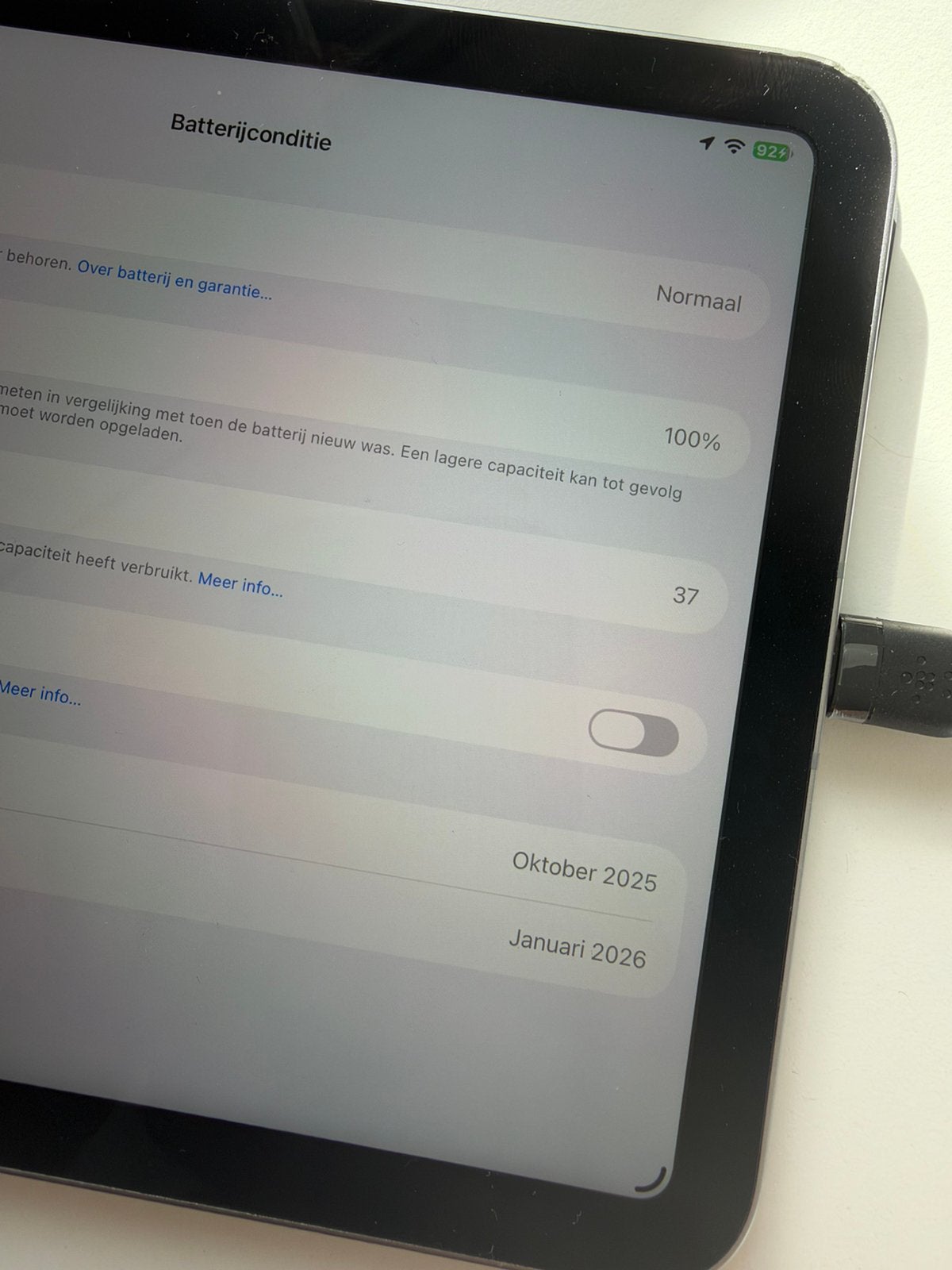 Foto 5 van Apple ipad mini, 7e generatie, 256 GB, wifi+cellular