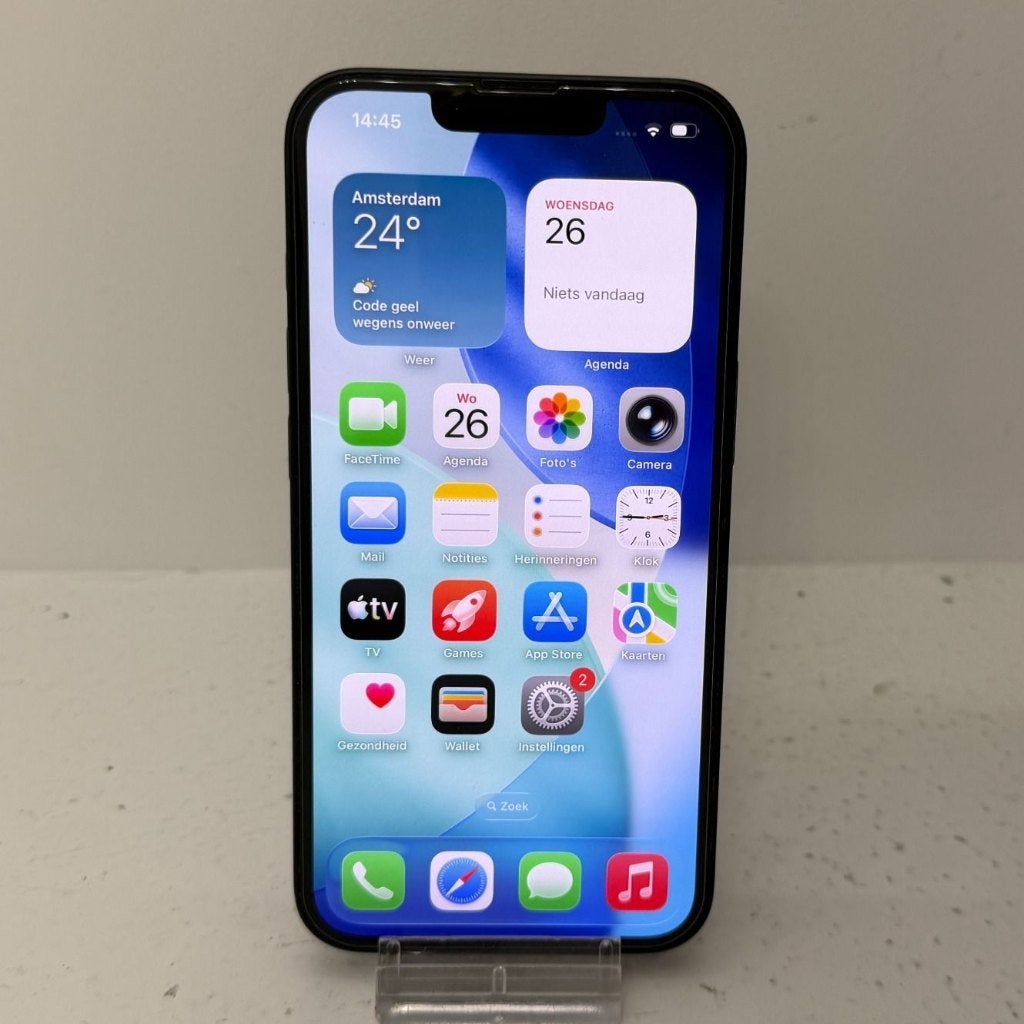 iPhone 16e 256GB Zwart | Accu 100% | Met garantie, Telecommunicatie, Mobiele telefoons | Apple iPhone, 256 GB, IPhone 16e, Toulonselaan 72