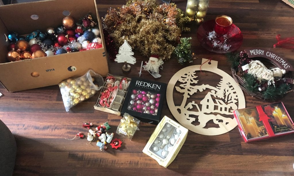 kerst spullen, Ophalen, Gebruikt