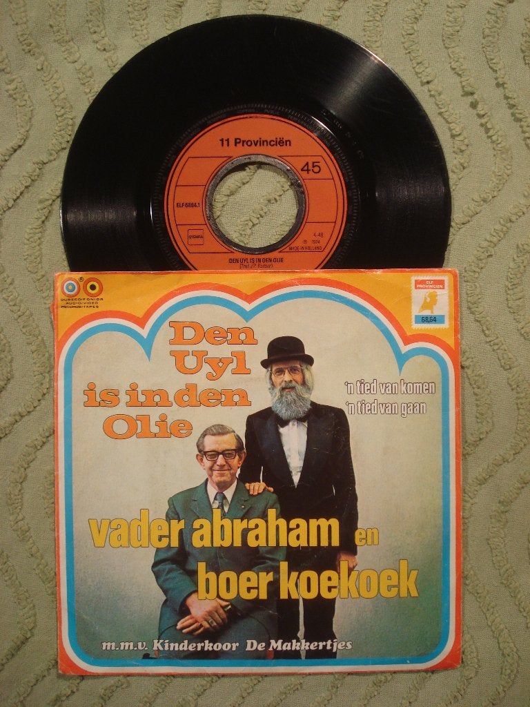 Vader Abraham 7" Vinyl Single: ‘Den Uyl is in den olie’ (NL), Cd's en Dvd's, Vinyl Singles, Ophalen of Verzenden, Gebruikt, 7 inch