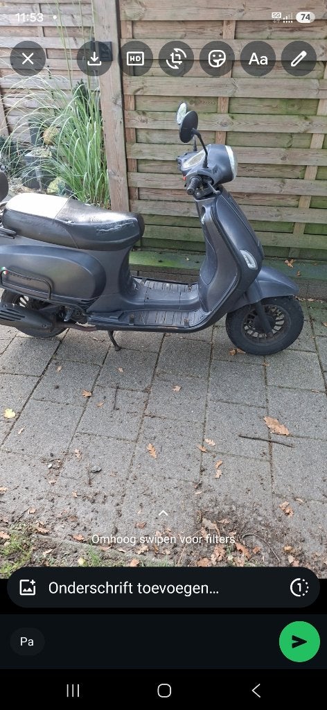 Riva matt grijs, Ophalen of Verzenden, Gebruikt, Benzine