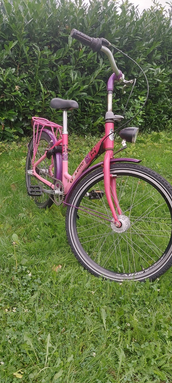 Gazelle meisjesfiets 24 inch - Roze/Paars, Fietsen en Brommers, Fietsen | Meisjes, Ophalen of Verzenden