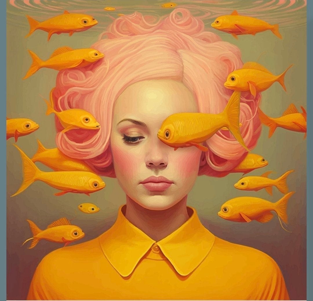 " Orange " 60x60 ( nieuw in doos ) op plexiglas, Ophalen, Kunststof, Print, Figuren