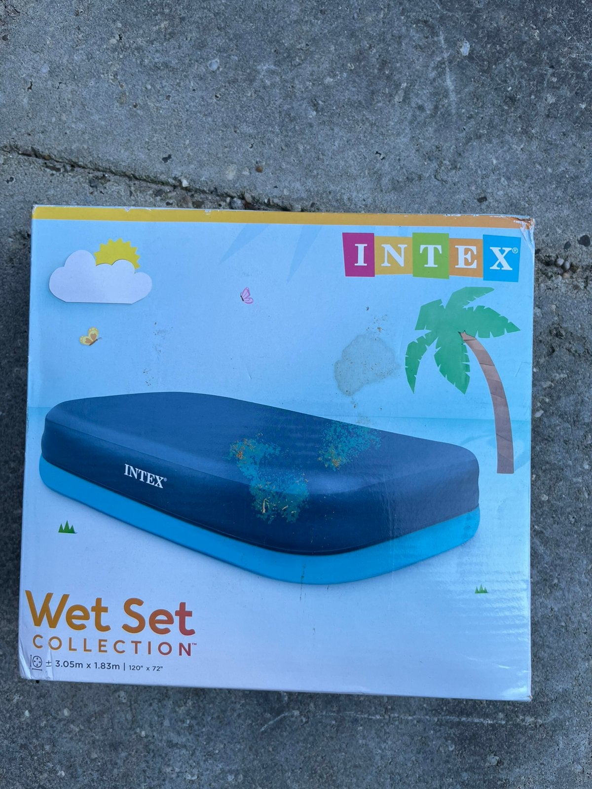 Zwembad cover intex / afdekzeil, Ophalen, Zo goed als nieuw, Afdekzeil