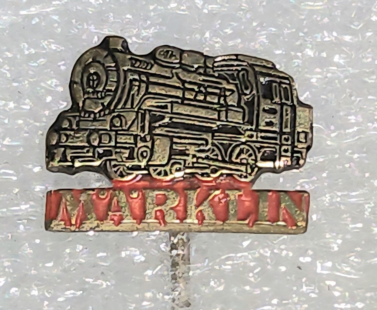 Vintage Märklin locomotief speldje, Ophalen of Verzenden, Gebruikt, Overige onderwerpen, Speldje of Pin