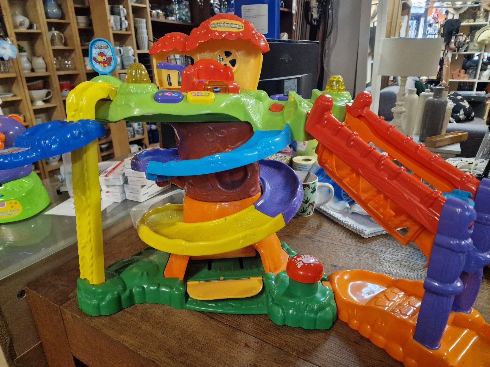 VTech Klim & Verken Boomhuis met diertjes, Kinderen en Baby's, Speelgoed | Vtech, Ophalen, Gebruikt