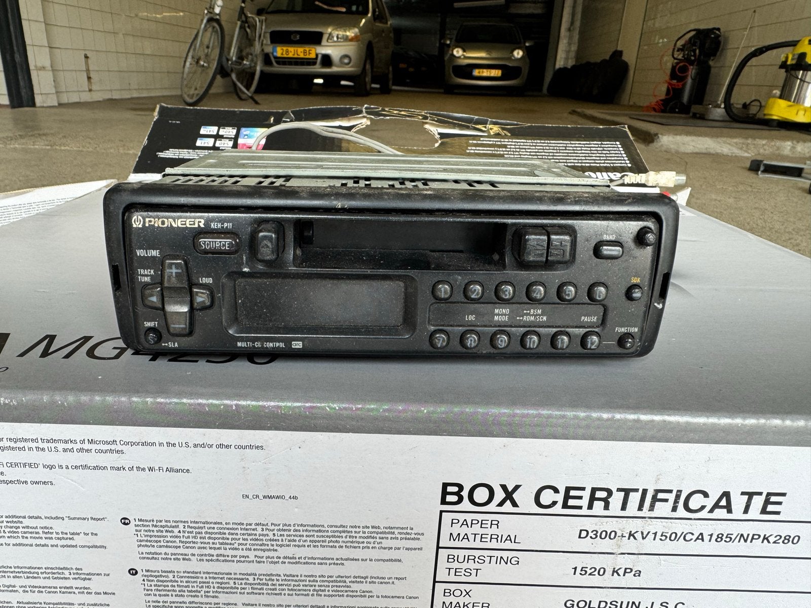 Pioneer KEH-P11 autoradio - Vintage Cassette Speler, Ophalen of Verzenden, Gebruikt