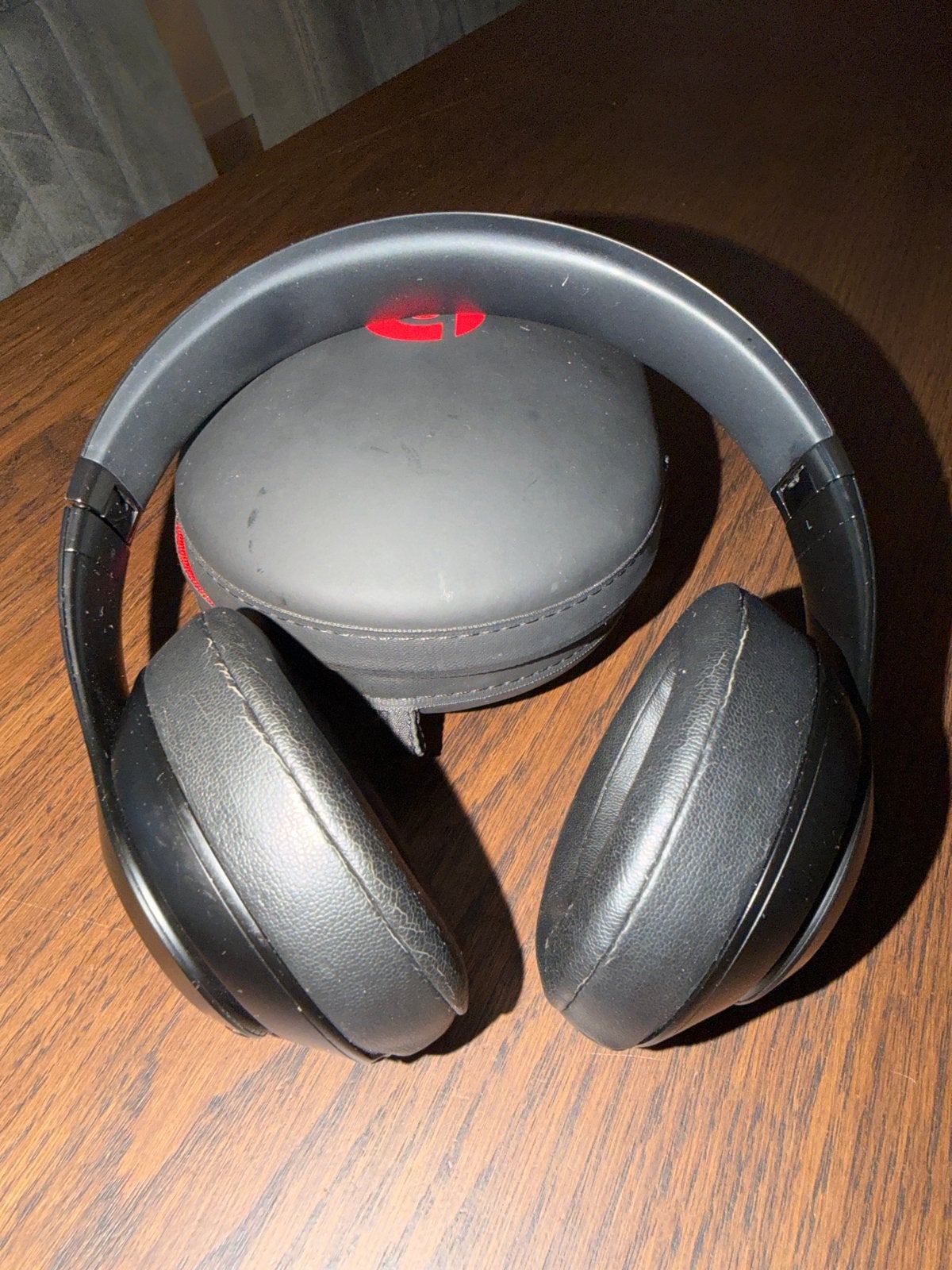Beats Studio 3 Wireless Koptelefoon Zwart met Case, Gebruikt, Beats, Ophalen of Verzenden, Over oor (circumaural)
