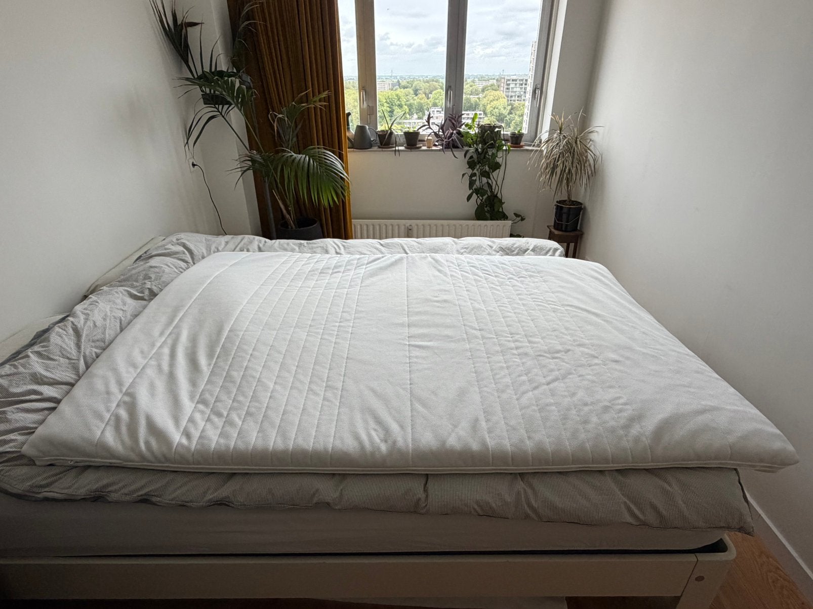 Matras topper | 140 x 200 cm | Ikea Tussoy, Ophalen, Tweepersoons, 140 cm, Zo goed als nieuw