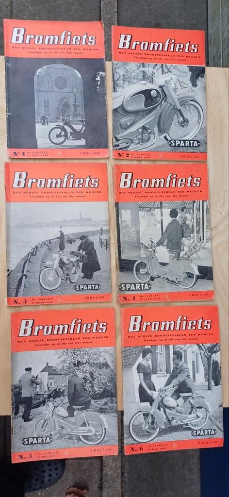 " Bromfiets "  complete jaargang 1960., Fietsen en Brommers, Ophalen of Verzenden