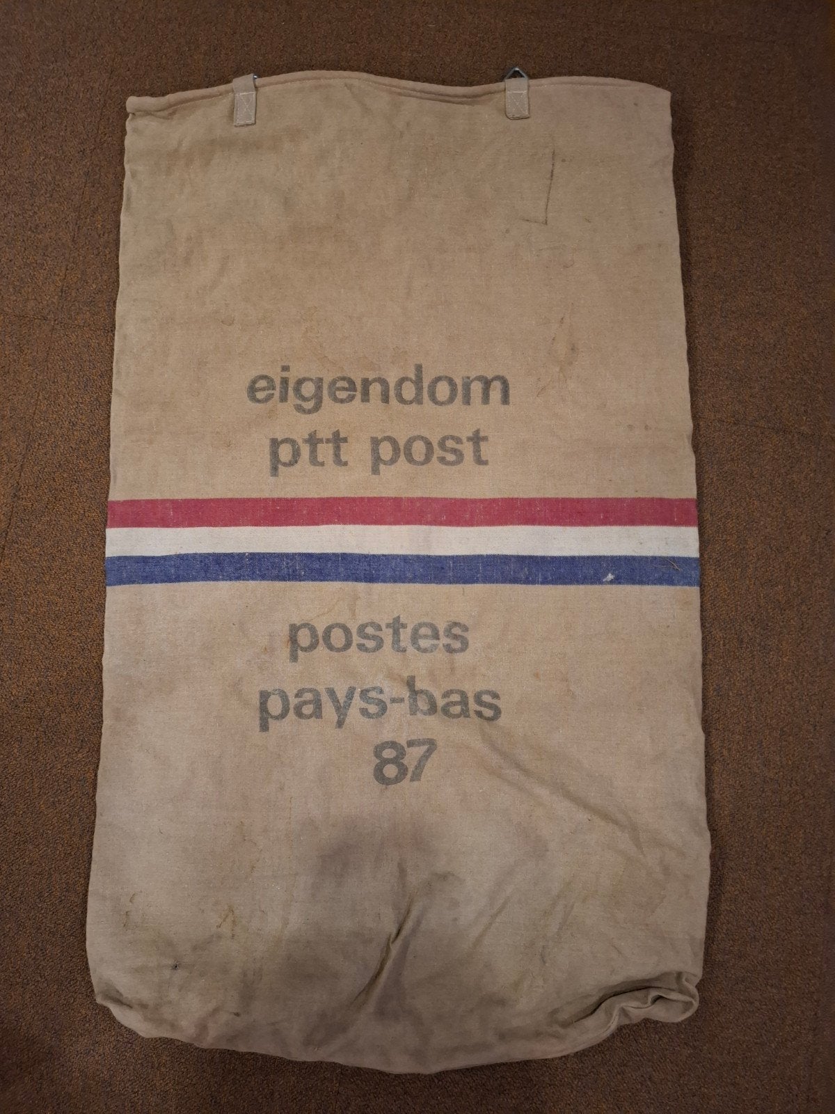 Originele PTT Postzak uit 1987 - Vintage Postes Pays-Bas, Ophalen of Verzenden, Gebruikt