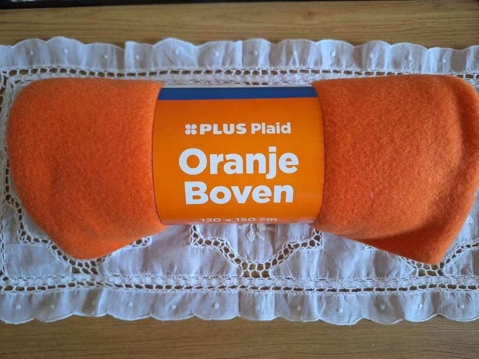 Plus Oranje WK dekentje, Verzamelen, Ophalen of Verzenden