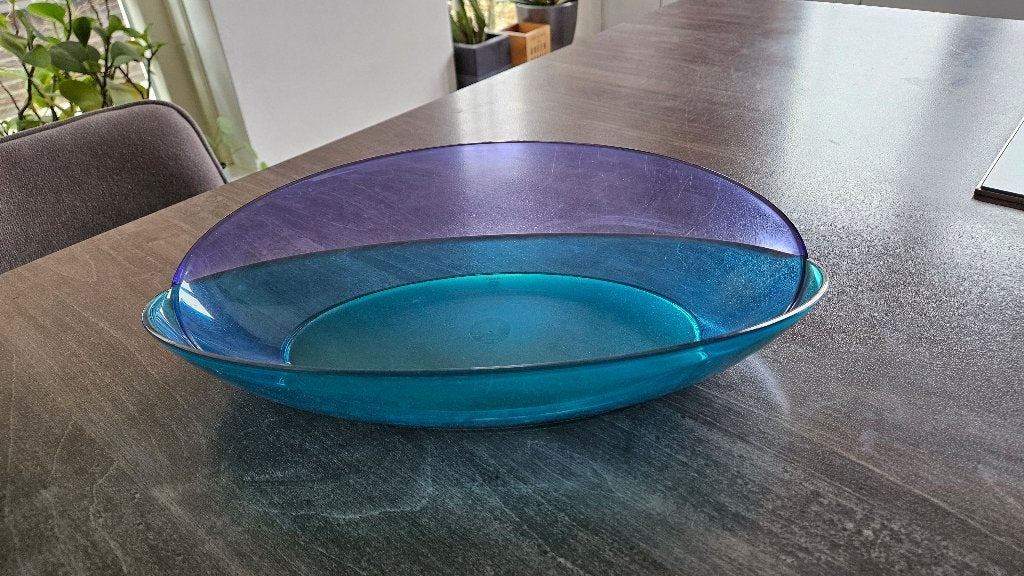 Leuke Tupperware Eleganzia schaal - 36x24 cm, Huis en Inrichting, Ophalen of Verzenden, Gebruikt, Schaal