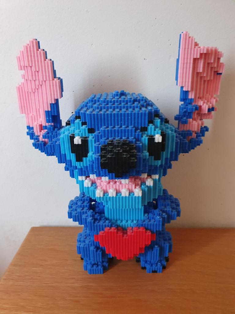 Stitch micro bouwstenen figuur - Lilo & Stitch, Ophalen, Zo goed als nieuw