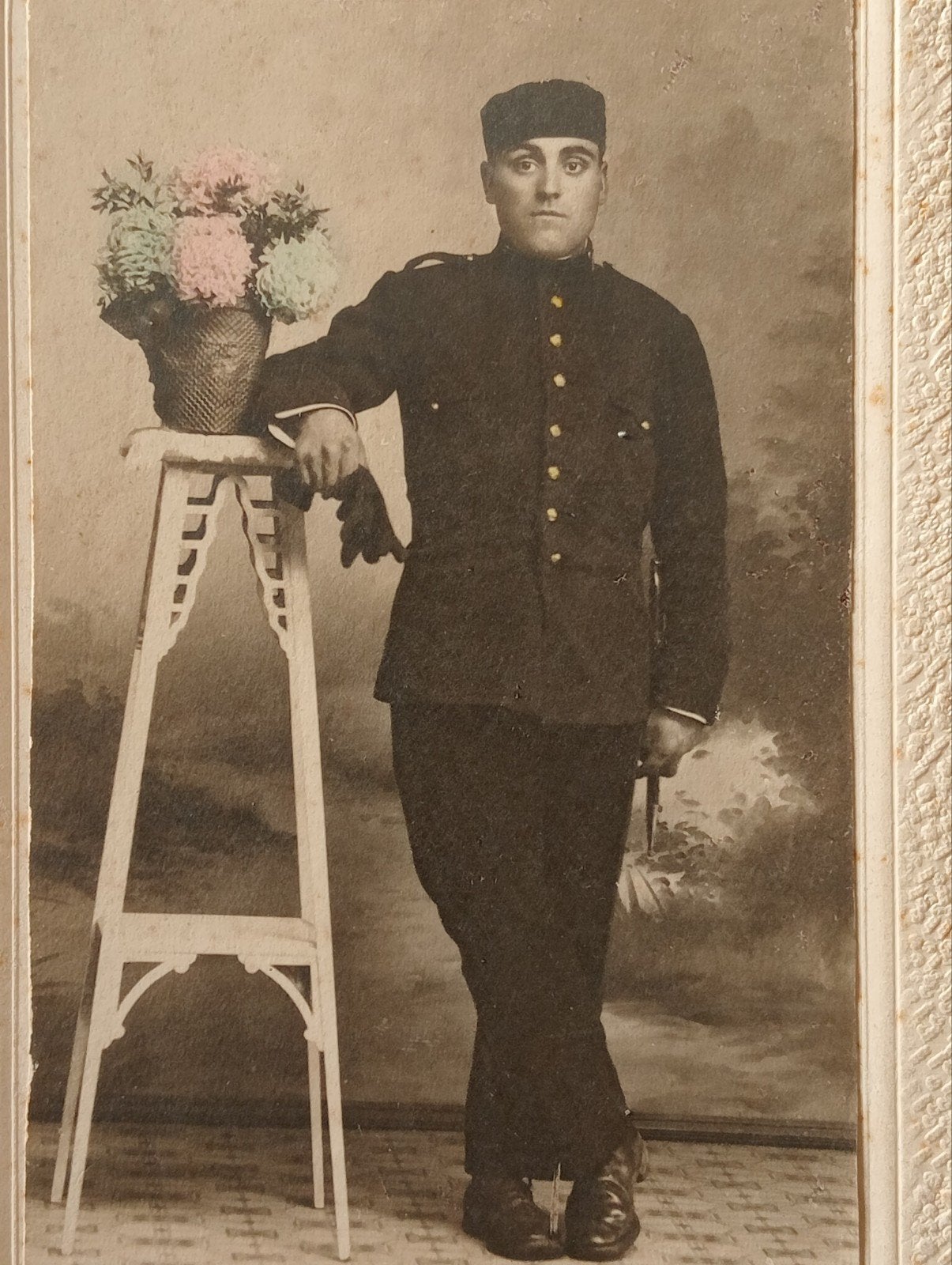 Kabinetfoto San Sebastian Spanje circa 1900, Ophalen of Verzenden, Voor 1940, Gebruikt, Kind